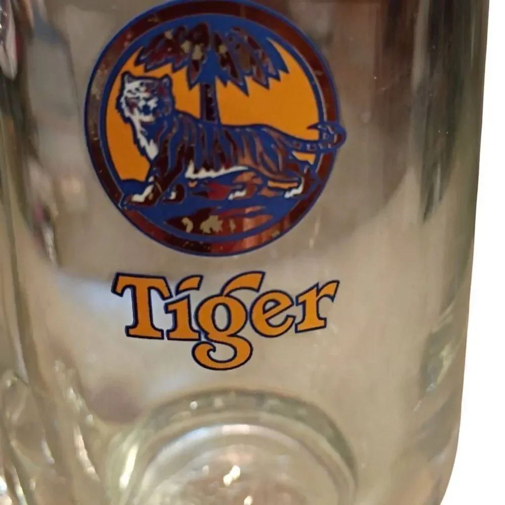 Vintage Tiger Beer Glasses